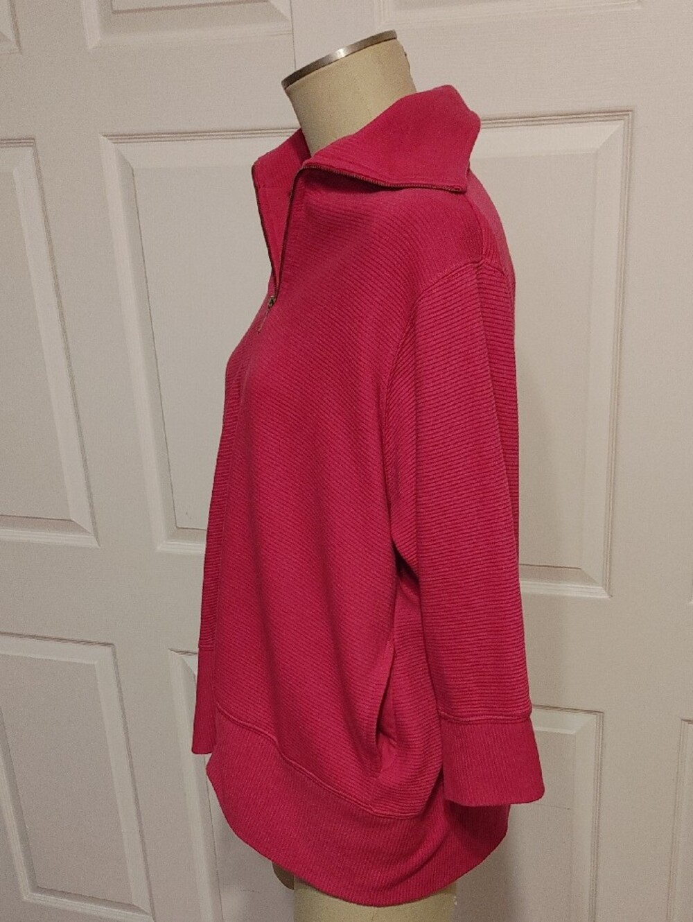 Basic Editions Pink Zip-Front Jacket - Picture 7 of 9